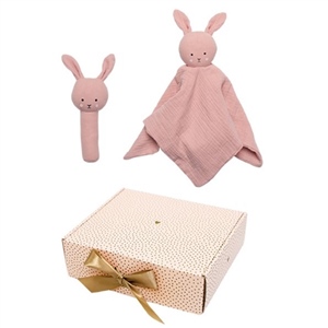 Geschenkset Hase Rosa 2teilig S1025